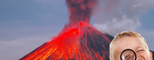 Aprender inglés con Volcanoes: vocabulario sobre volcanes, lava, erupciones y naturaleza en inglés para niños.